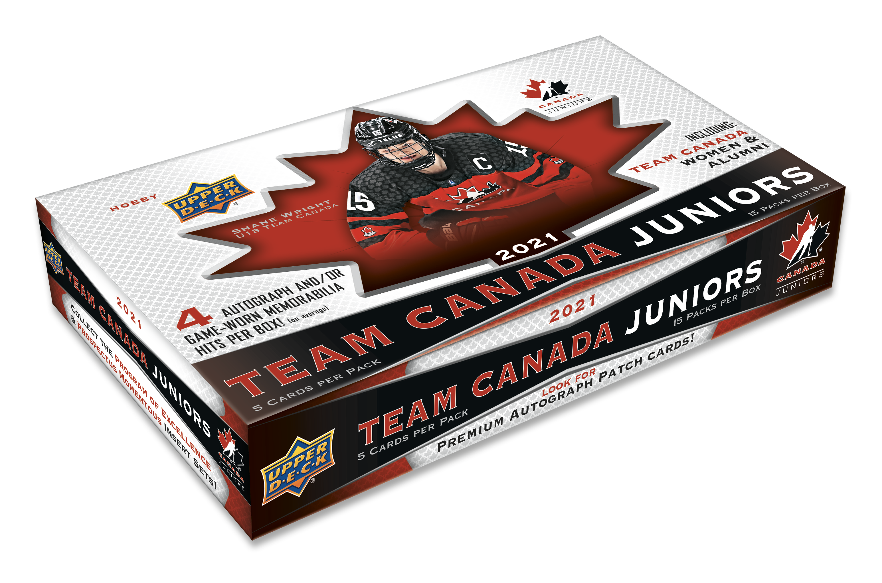 2021-22 Upper Deck Team Canada Juniors Hockey Hobby Box (Pre-Order) - Miraj Trading