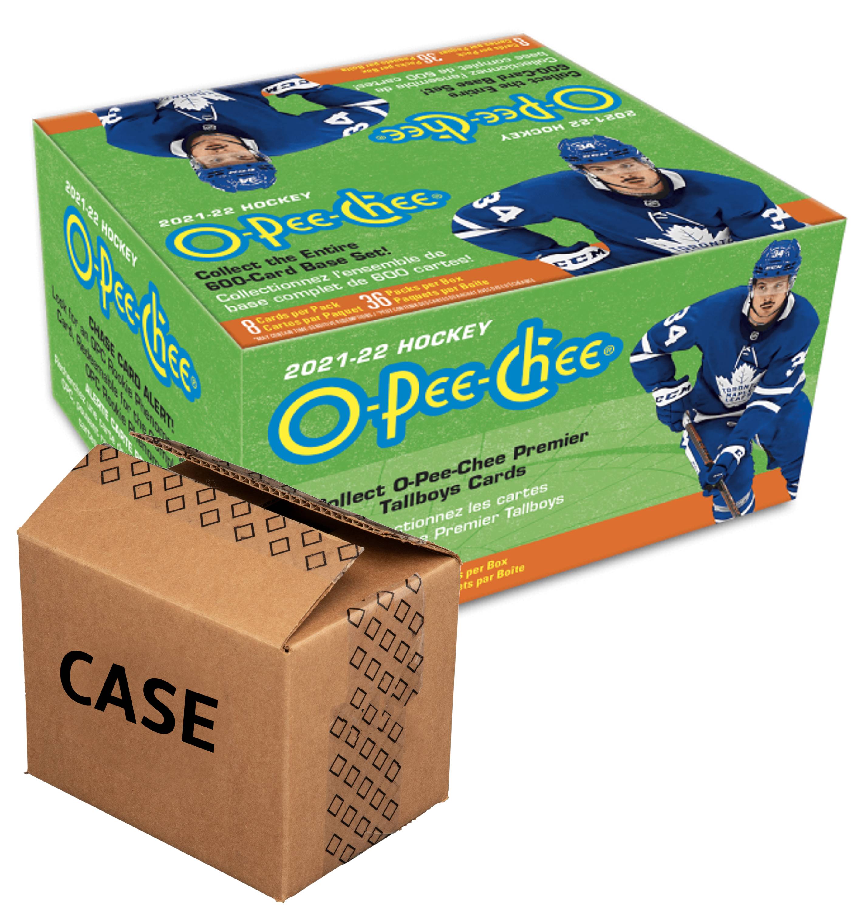 2021-22 Upper Deck O-Pee-Chee Hockey Retail Case (Case of 20 Boxes) - Miraj Trading