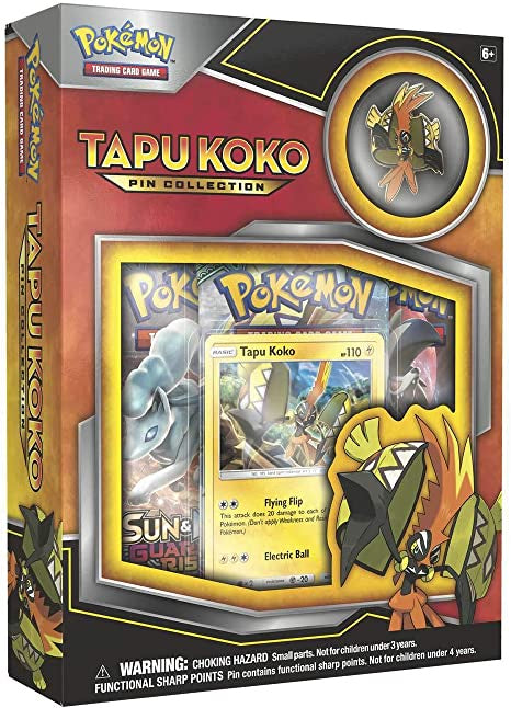 Pokemon Tapu Koko Pin Collection - BigBoi Cards