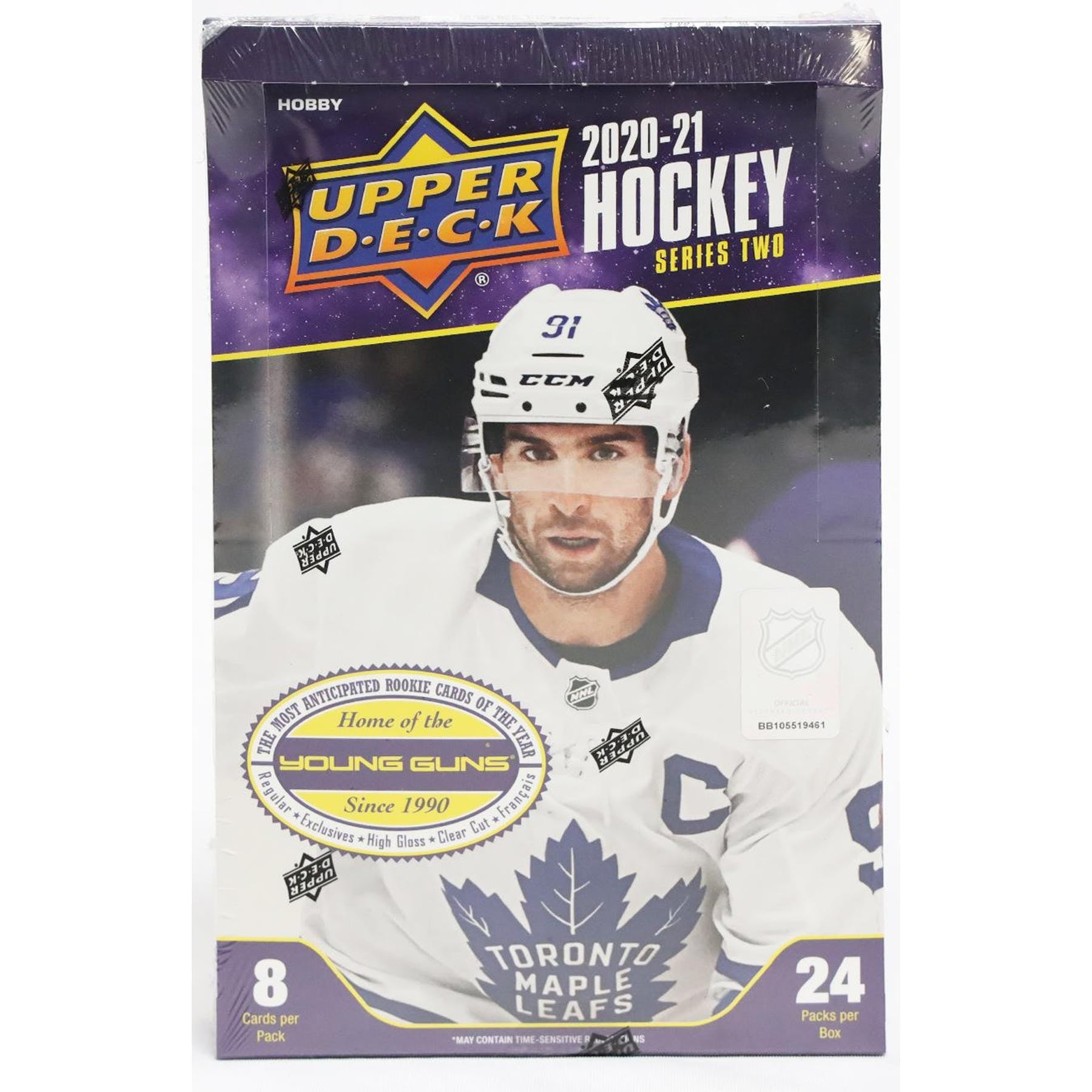 2020-21 Upper Deck Series 2 Hockey Hobby Box - Miraj Trading