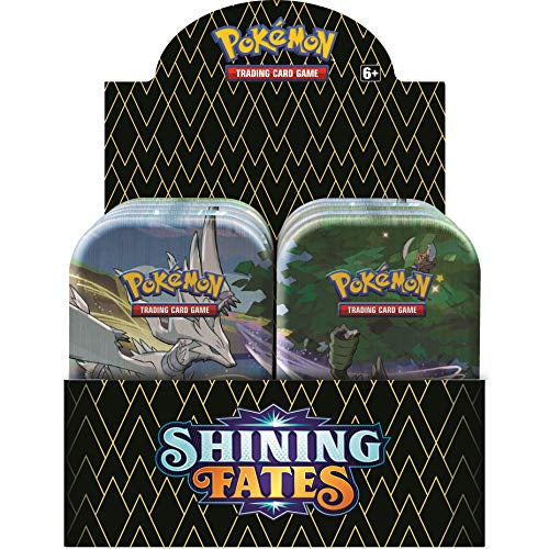 Pokemon Shining Fates Mini Tins Display Box (10 Mini Tins) - BigBoi Cards