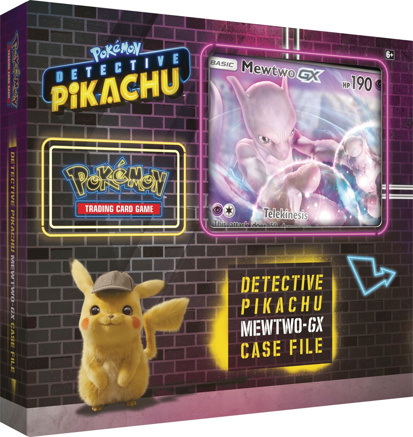 Pokemon Detective Pikachu Mewtwo Case File Box - BigBoi Cards