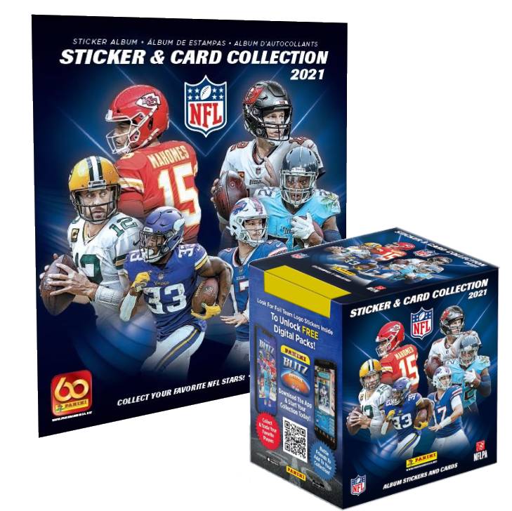 2021 Panini Football Sticker Album and Box Miraj Trading