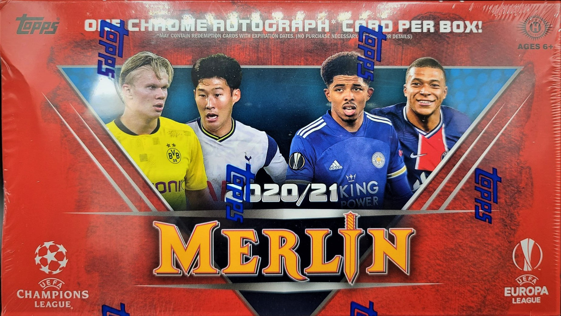 2020-21 Topps UEFA Champions League Merlin Chrome Hobby Box - Miraj Trading