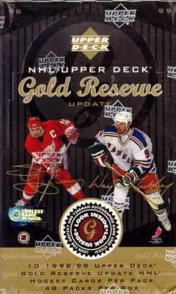 1998-99 Upper Deck Gold Reserve Hockey Hobby Sealed Box - BigBoi Cards
