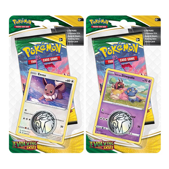 Pokemon Evolving Skies Checklane Blister Packs (Set of 2) - Miraj Trading