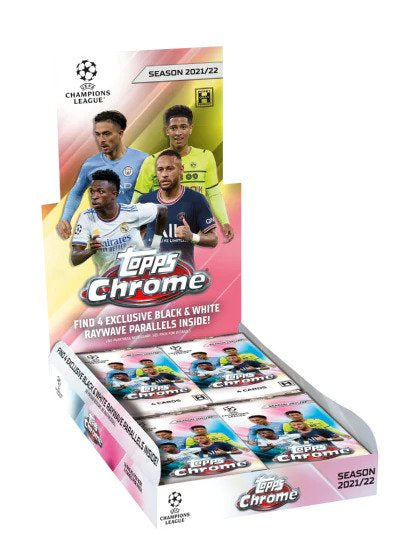 2021-22 Topps UEFA Champions League Chrome Soccer Lite Hobby Box - Miraj Trading