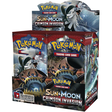 Pokémon TCG Sun & Moon Crimson Invasion Booster Sealed Box - BigBoi Cards