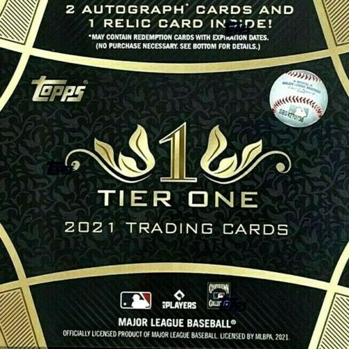 2021 Topps Tier One Baseball Hobby Box - Miraj Trading