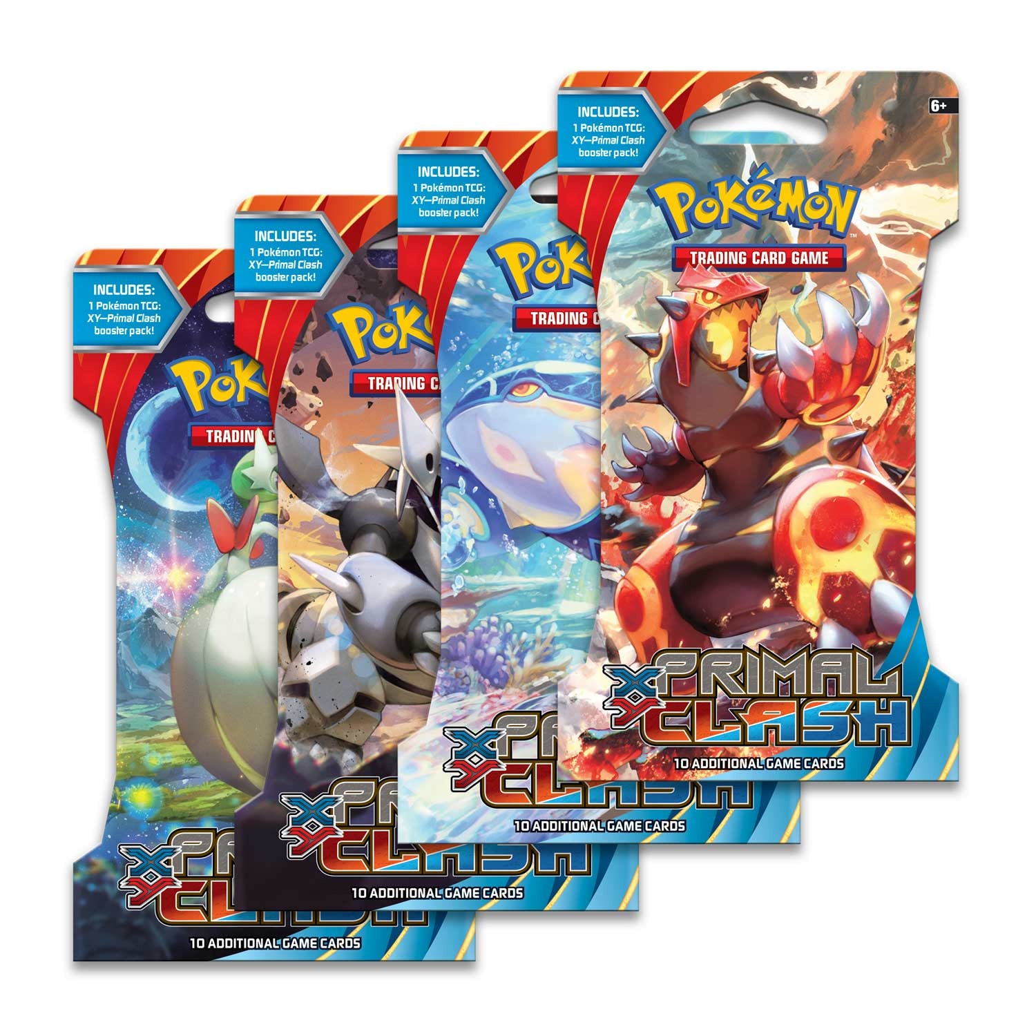Pokemon XY5 - Primal Clash Sleeved Booster Pack (24 packs a lot) - BigBoi Cards