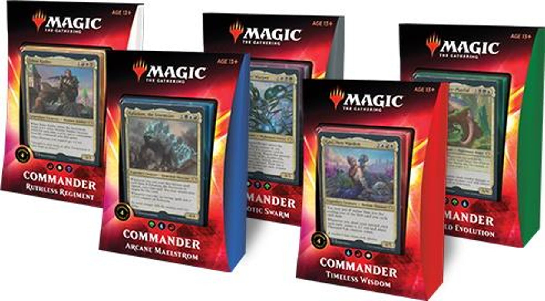 Magic the Gathering Ikoria Lair of Behemoths Commander Deck Box [5 ct] - BigBoi Cards
