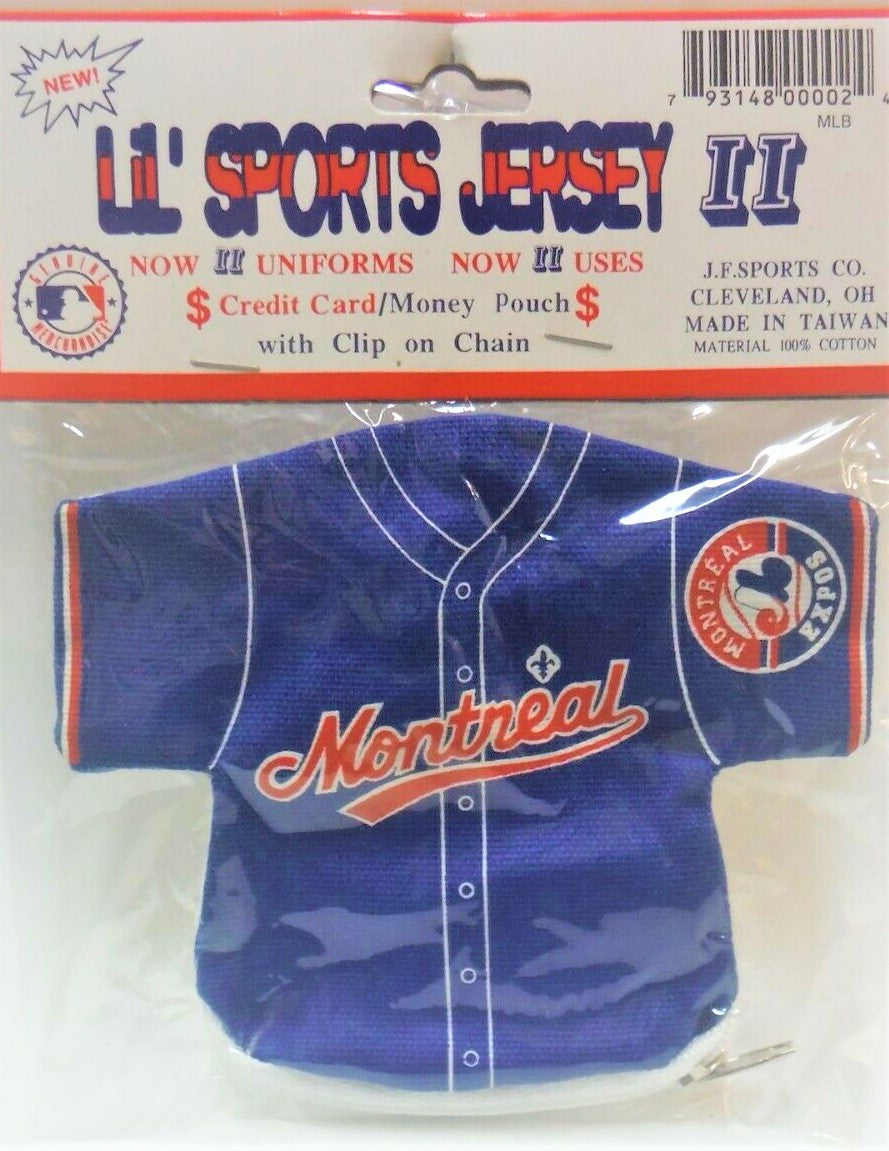 MLB Lil' Sports Jersey Money Pouch with Clip on Chain - BigBoi Cards