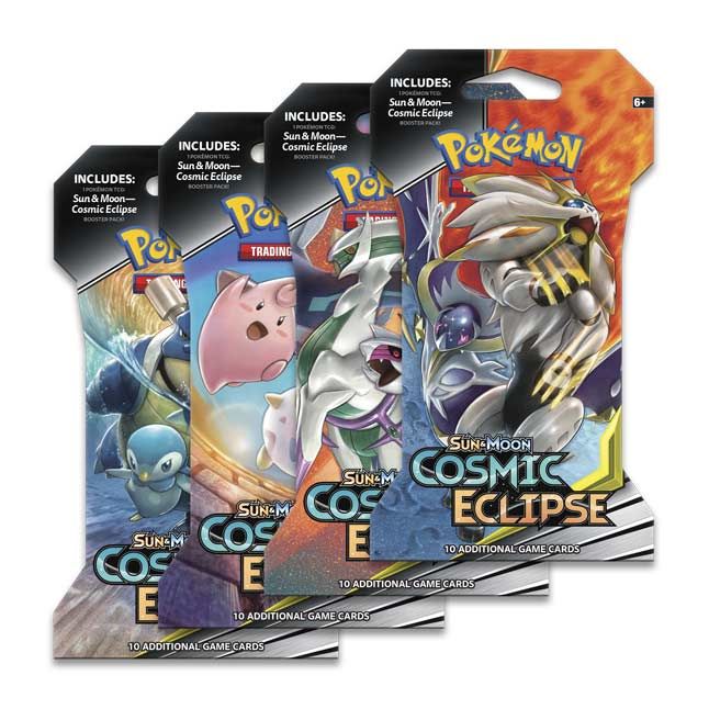 Pokemon Sun & Moon: Cosmic Eclipse Sleeved Booster Pack (24 packs a lot) - BigBoi Cards