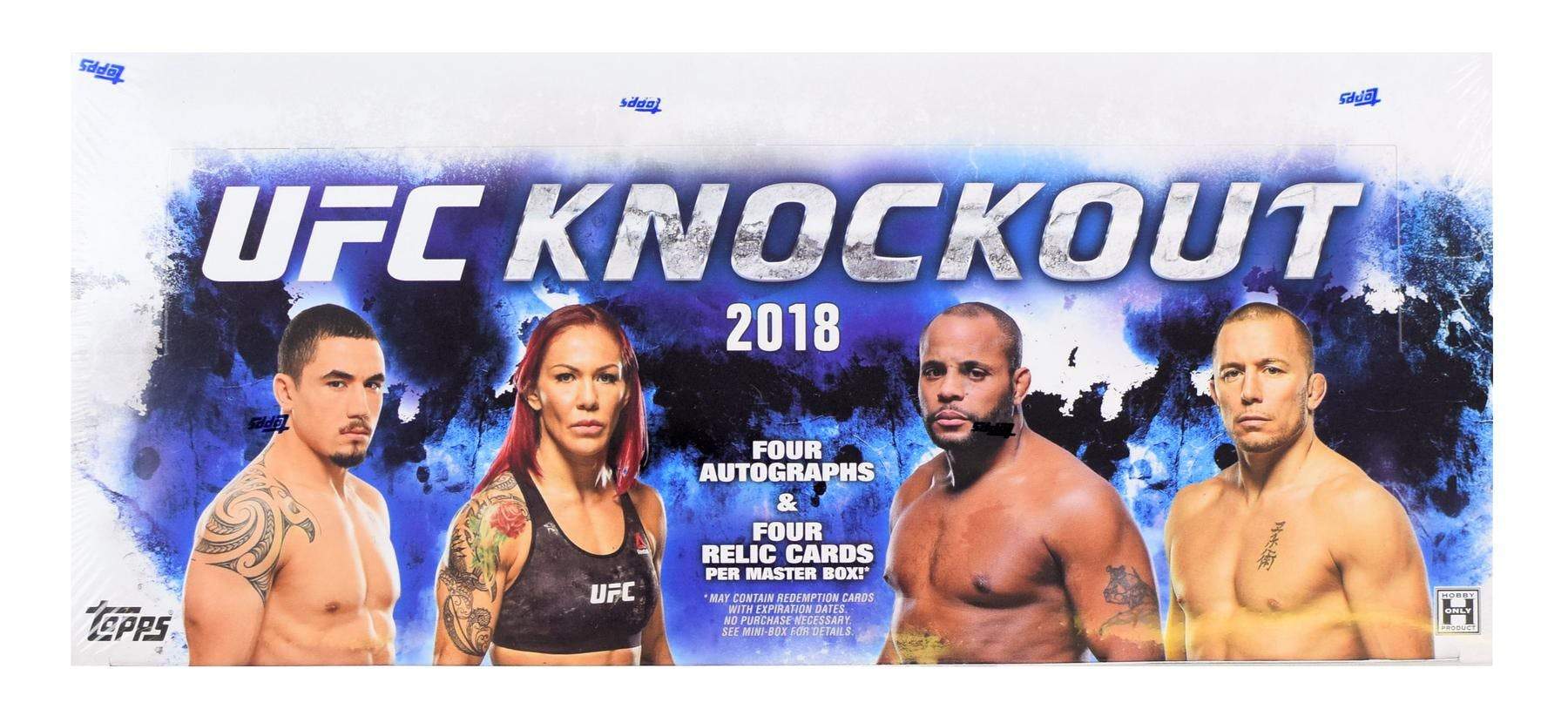 2018 Topps UFC Knockout Hobby Box - BigBoi Cards