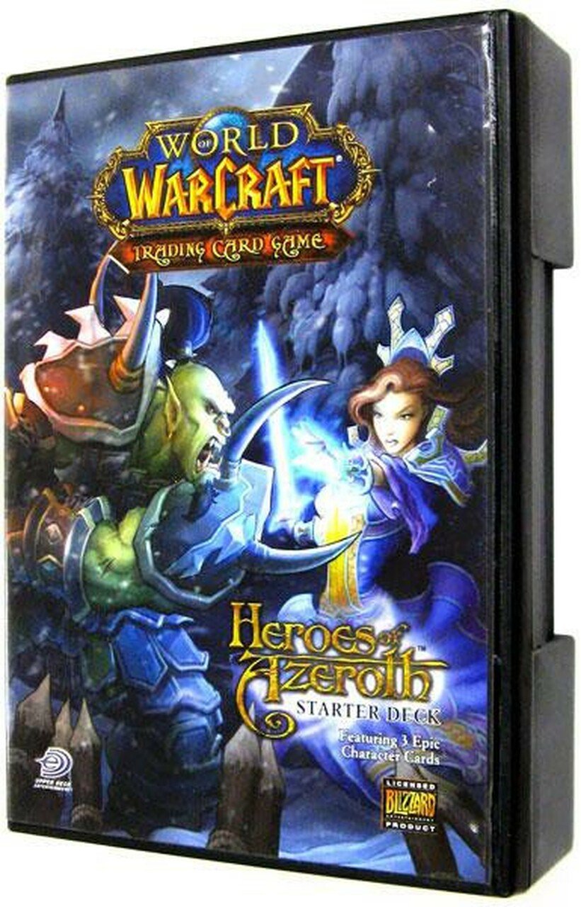 World Of Warcraft Heroes Of Azeroth Starter Deck Case (Case of 6 Decks) - Miraj Trading