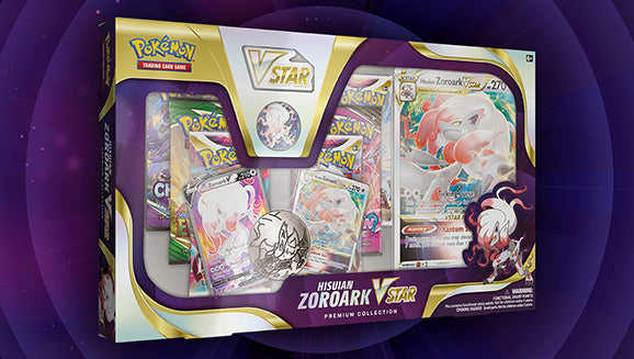 Pokemon Hisuain Zoroark VSTAR Premium Collection (pre-order) - Miraj Trading