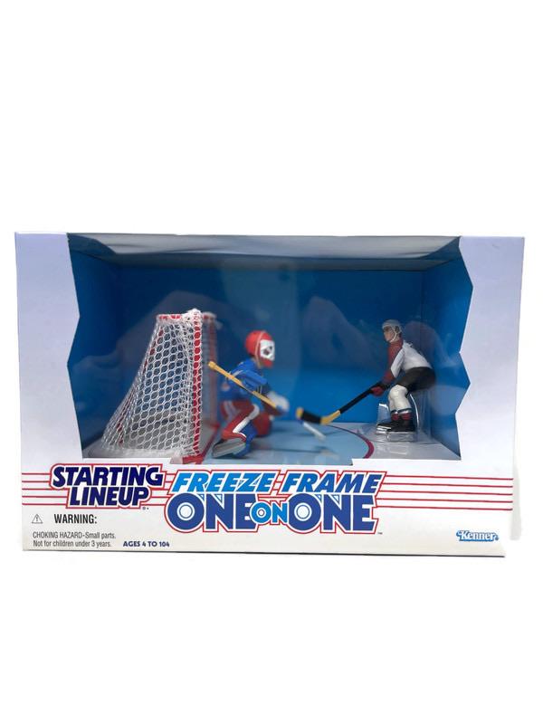 Kenner Starting Lineup Freeze Frame One on One Vintage Hockey Figurine (Mike Richter vs Joe Sakic) - Miraj Trading