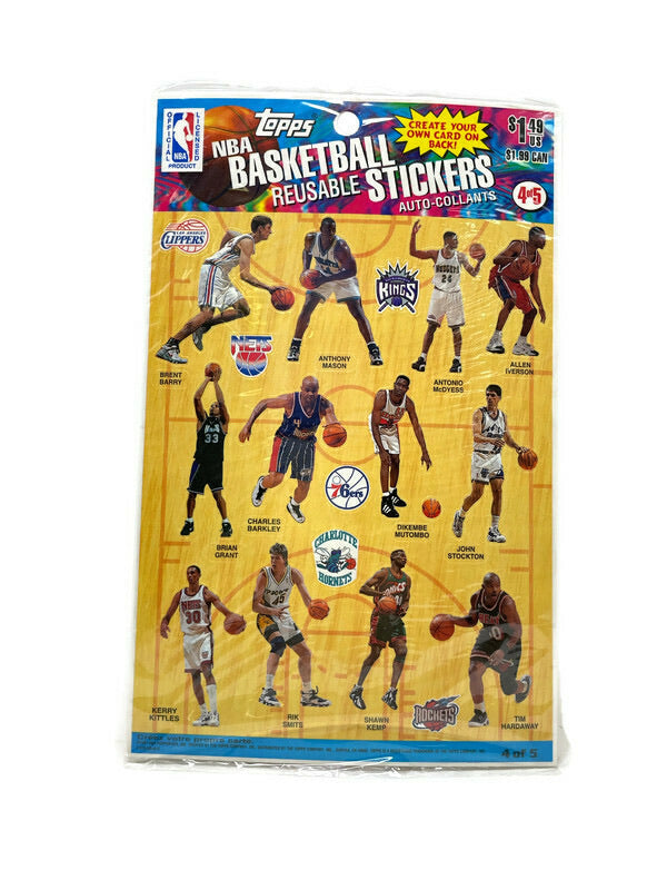 Topps NBA Basketball Reusable Stickers - BigBoi Cards