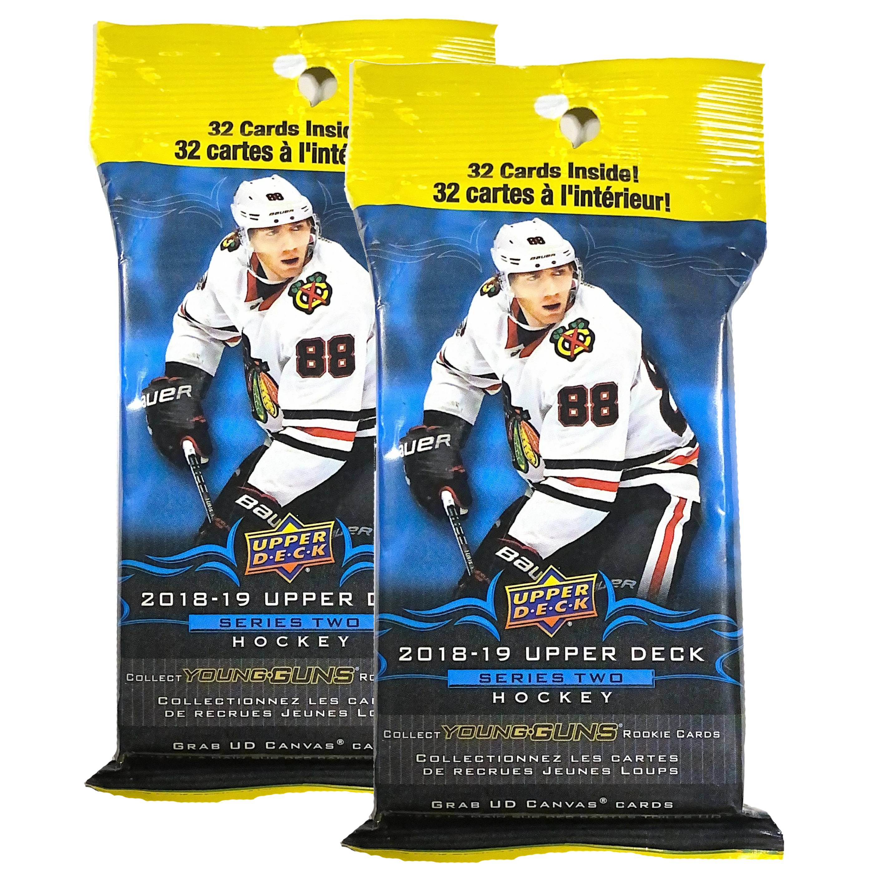 2018-19 Upper Deck Series 2 Hockey Fat Pack (Lot of 2) - Miraj Trading