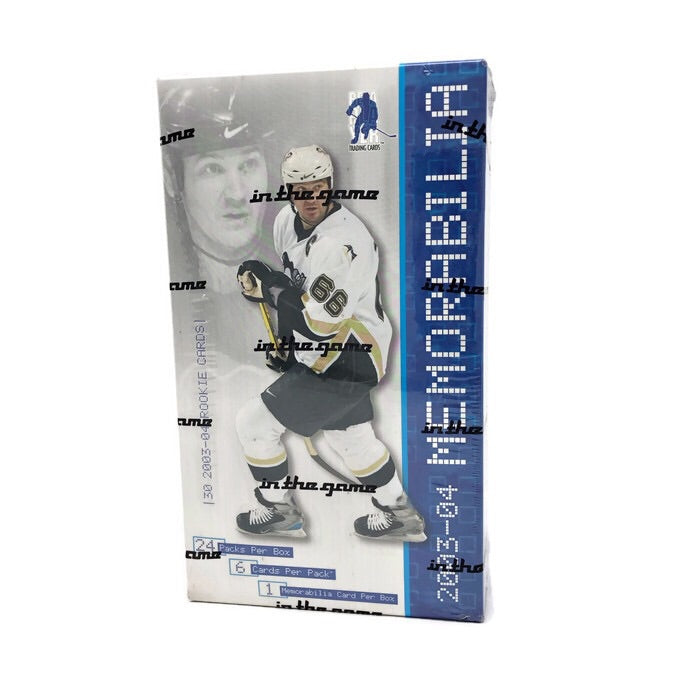 2003-04 In The Game Memorabilia Hockey Hobby Box - BigBoi Cards