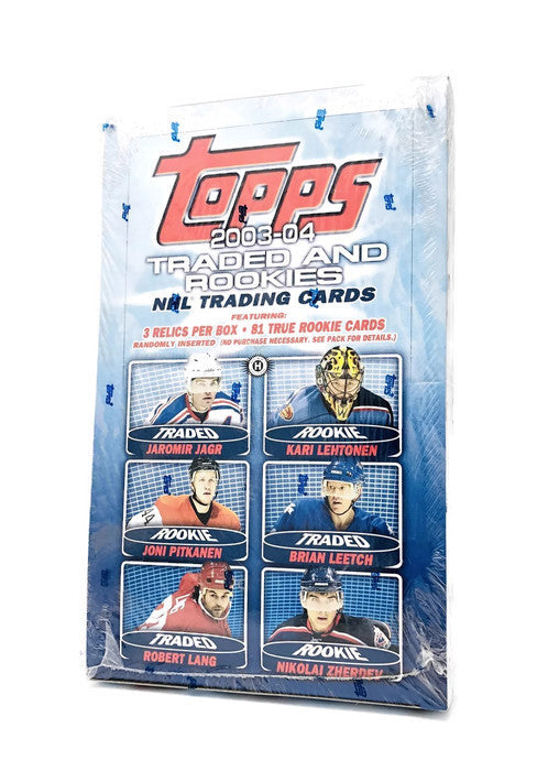 2003-04 Topps Traded & Rookies Hockey Hobby - BigBoi Cards