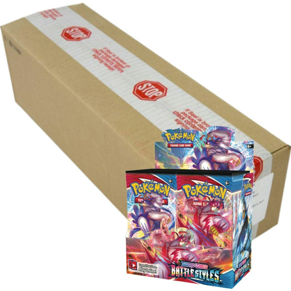 pokemon battle styles booster box case Pokmon Channel the power of Pokmon V like Mimikyu V Pokmon TCG: Sword & Shield