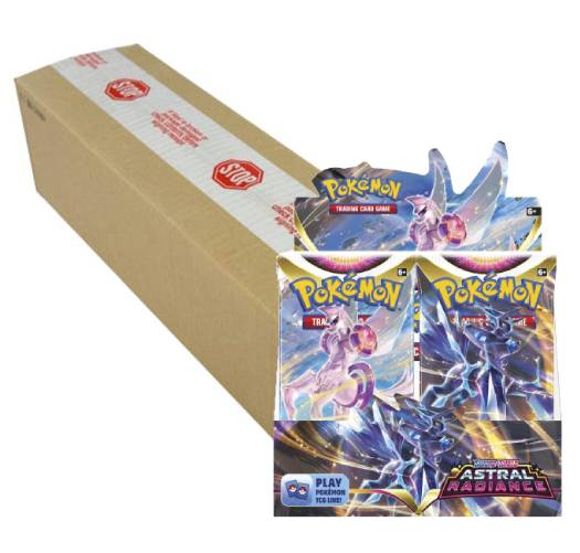 Pokemon  Sword & Shield Astral Radiance Booster Case (Case of 6 Boxes) (Pre-Order) - Miraj Trading
