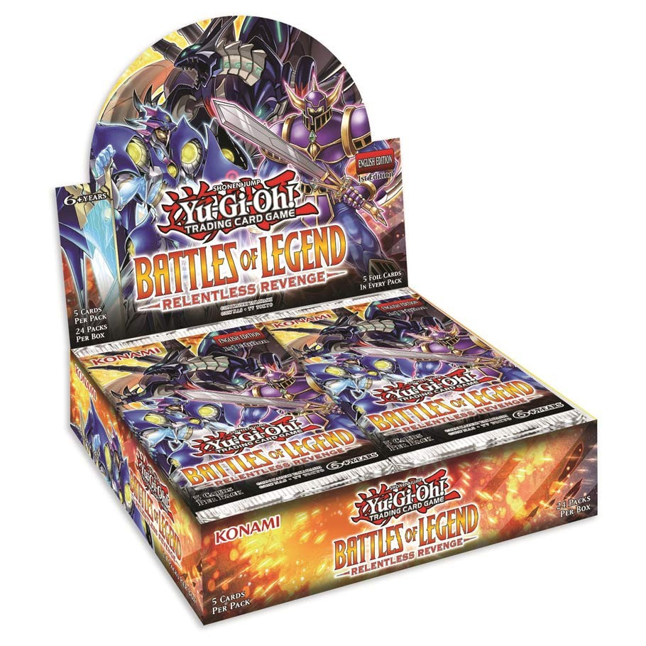 Konami Yu-Gi-Oh! TCG: Battles of Legend: Relentless Revenge First Edition Booster Box - BigBoi Cards