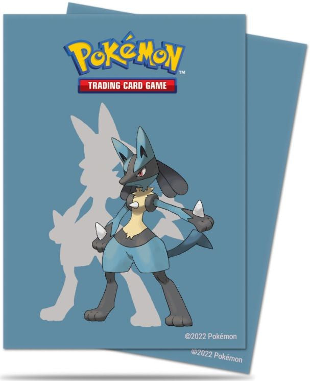 Pokemon UP Lucario Deck Protector Sleeves Pack - Miraj Trading