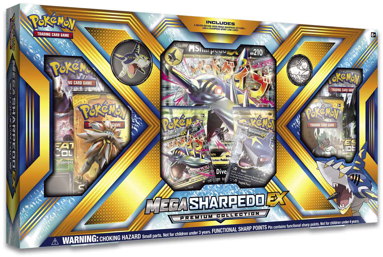 Pokémon TCG: Mega Sharpedo-EX Premium Collection - BigBoi Cards