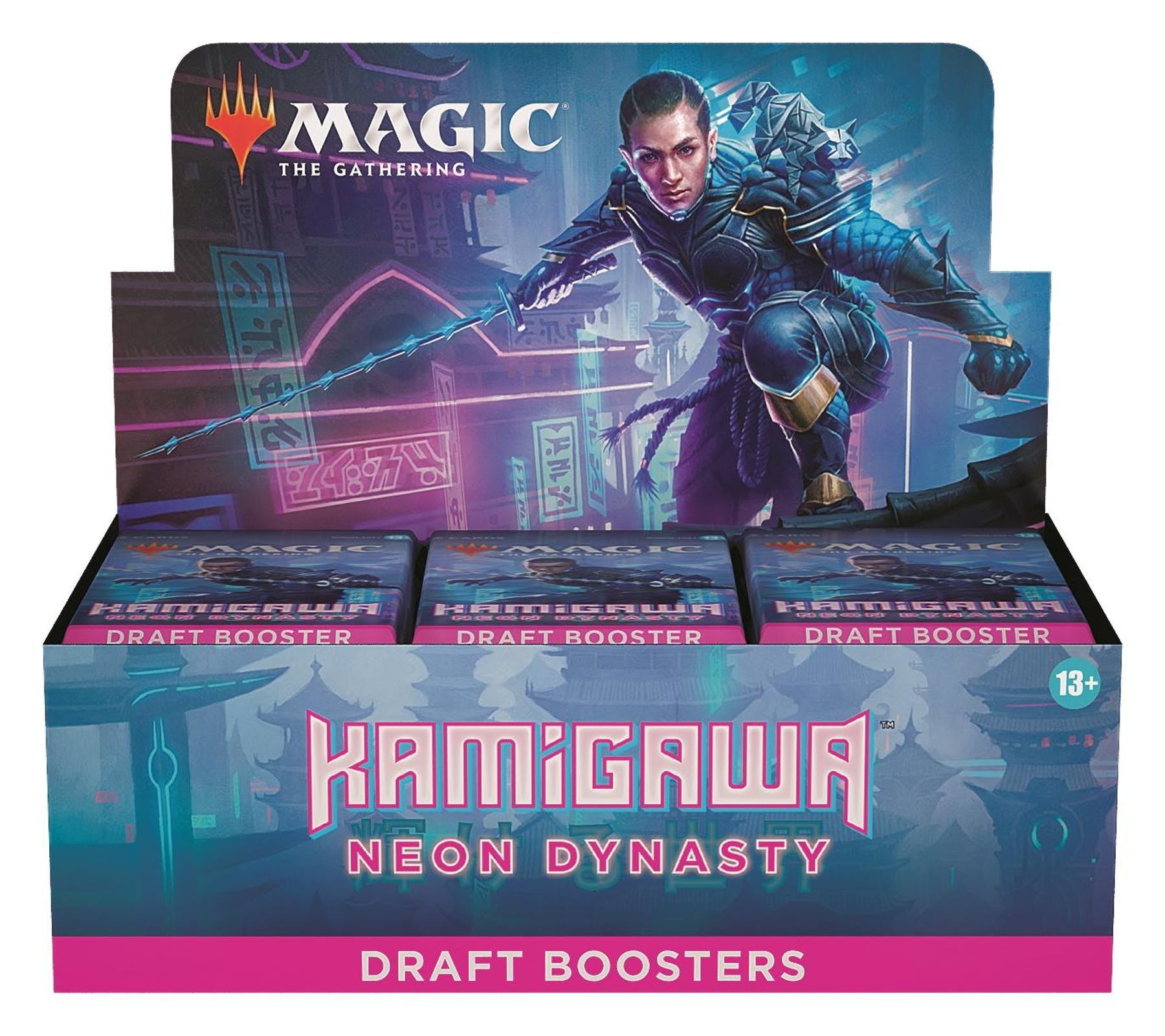 Magic The Gathering : Kamigawa Neon Dynasty Draft Booster Box (Pre-Order) - Miraj Trading