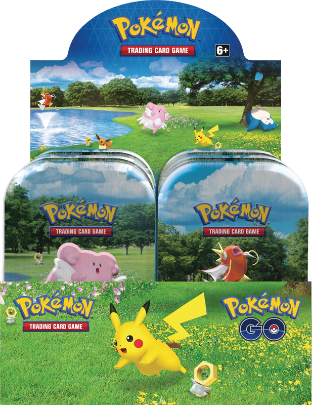Pokémon GO Mini Tins Display Box (10 Tins) - Miraj Trading