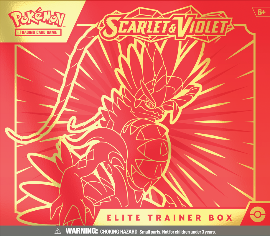 Pokemon Scarlet and Violet Elite Trainer Box (Koraidon) (Pre-Order) - Miraj Trading