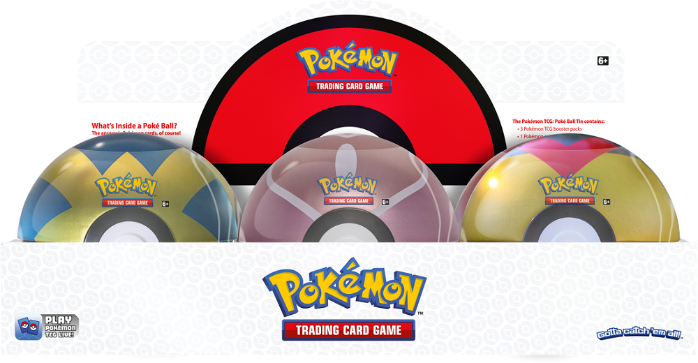 2022 Pokemon Poke Ball Tin Case (6 Poke Balls) (Pre-Order) - Miraj Trading