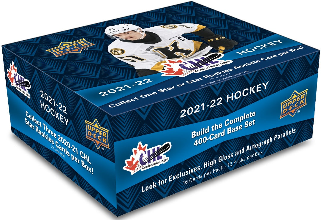 2021-22 Upper Deck CHL Hockey Hobby Box (Coming Soon!) - Miraj Trading