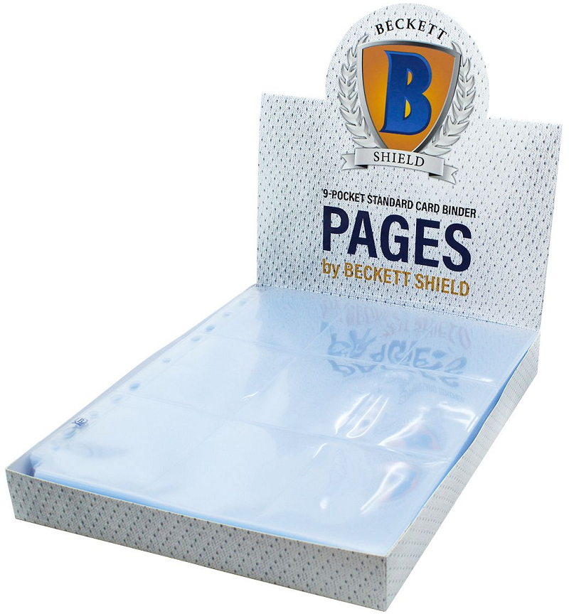 Beckett Shield 9-Pocket Standard Page for Card Binder - Miraj Trading