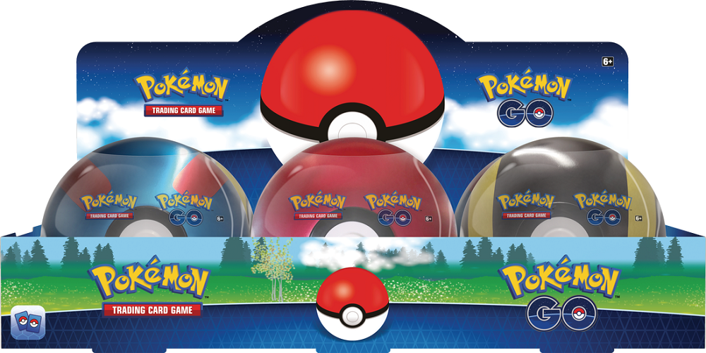 2022 Pokemon Go Poke Ball Tin Case (6 Poke Balls) - Miraj Trading