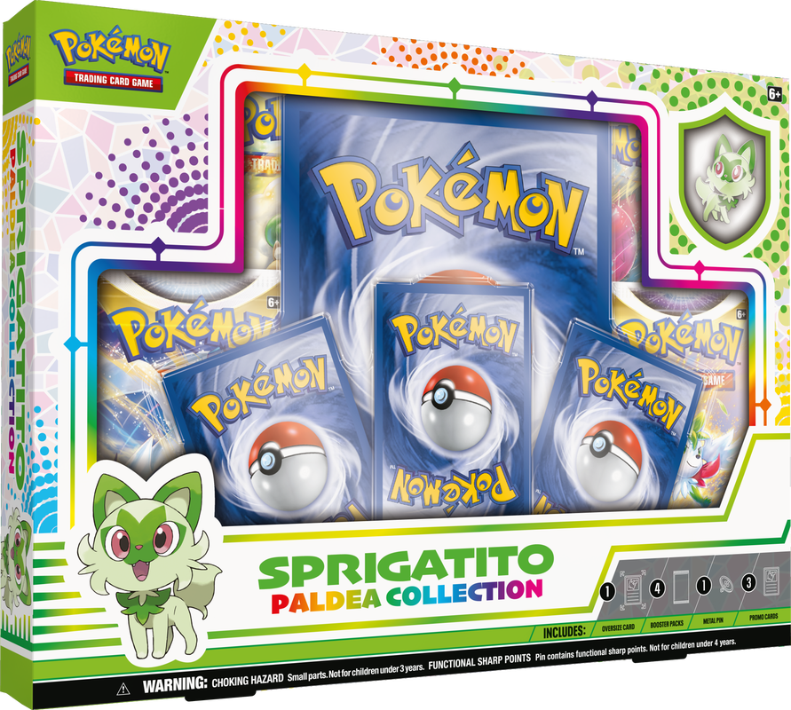 Pokemon Paldea Collection-Sprigatito (pre-order) - Miraj Trading