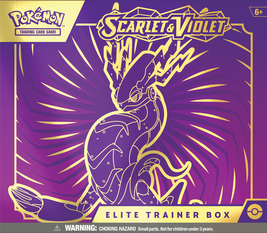 Pokemon Scarlet and Violet Elite Trainer Box (Miraidon) (Pre-Order) - Miraj Trading
