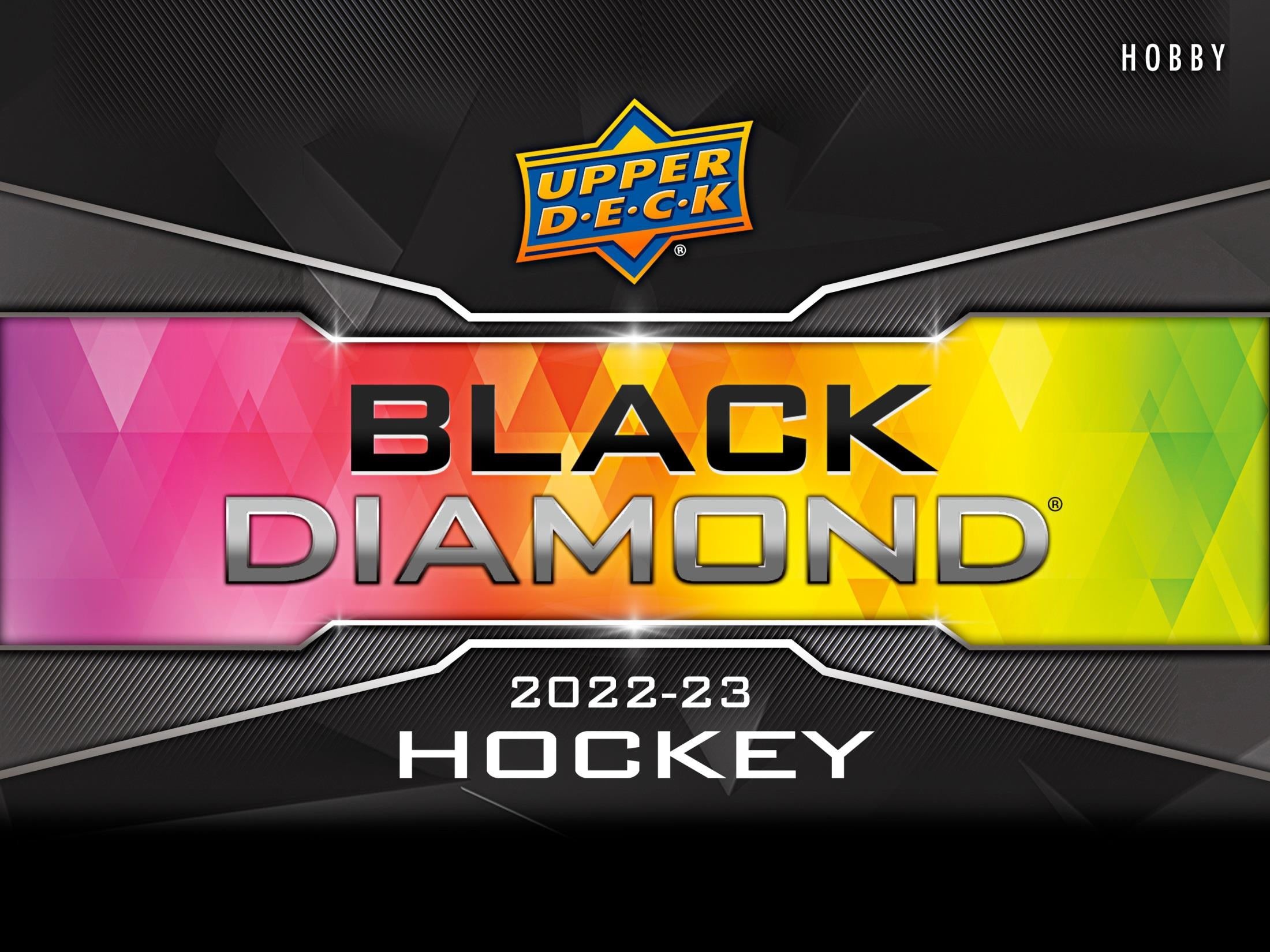 2022-23 Upper Deck Black Diamond Hockey Hobby Box Master Case (Case of 10 Boxes) (Pre-Order) - Miraj Trading