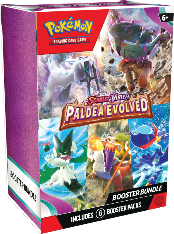 Pokemon Scarlet and Violet 2 Paldea Evolved Booster Bundle Box (Pre-Order) - Miraj Trading