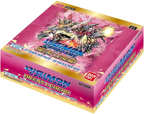 Digimon Card Game Great Legend Booster Box (Pre-Order) - Miraj Trading