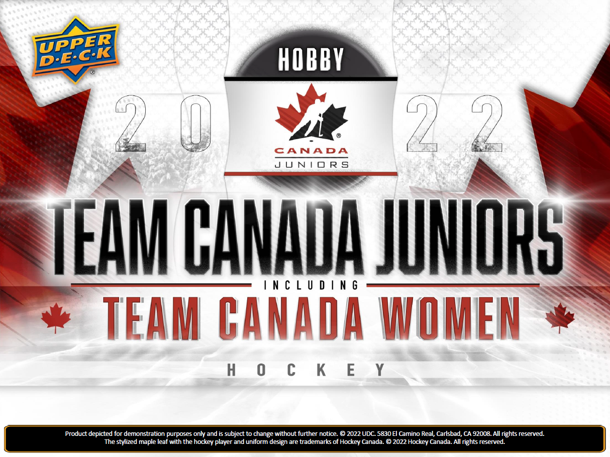 2022-23 Upper Deck Team Canada Juniors Hockey Hobby Box - Miraj Trading
