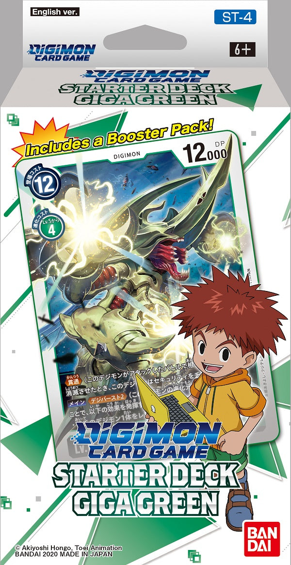 Digimon Card Game GIGA GREEN Starter Deck (Pre-Order) - Miraj Trading