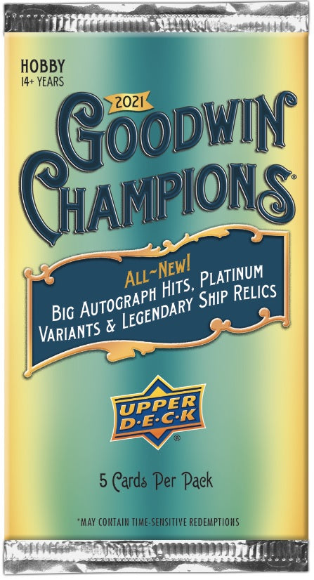 2021 Upper Deck Goodwin Champions Hobby Box - Miraj Trading