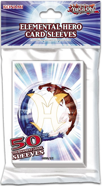 Konami Yu-Gi-Oh ! Elemental Hero Card Sleeves ( Lot of 2 Packs ) - Miraj Trading