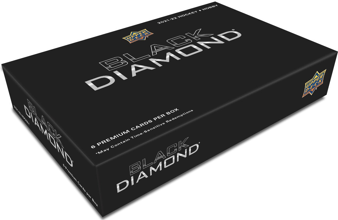 2021-22 Upper Deck Black Diamond Hockey Hobby Box ( Inner Case of 5 Boxes )(Pre-order) - Miraj Trading