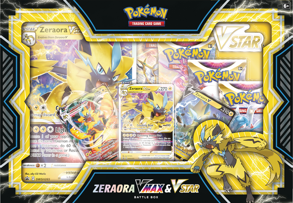 Pokémon TCG: Zeraora/Deoxys VMAX & VSTAR Sealed Battle Box (Pre Order) - Miraj Trading