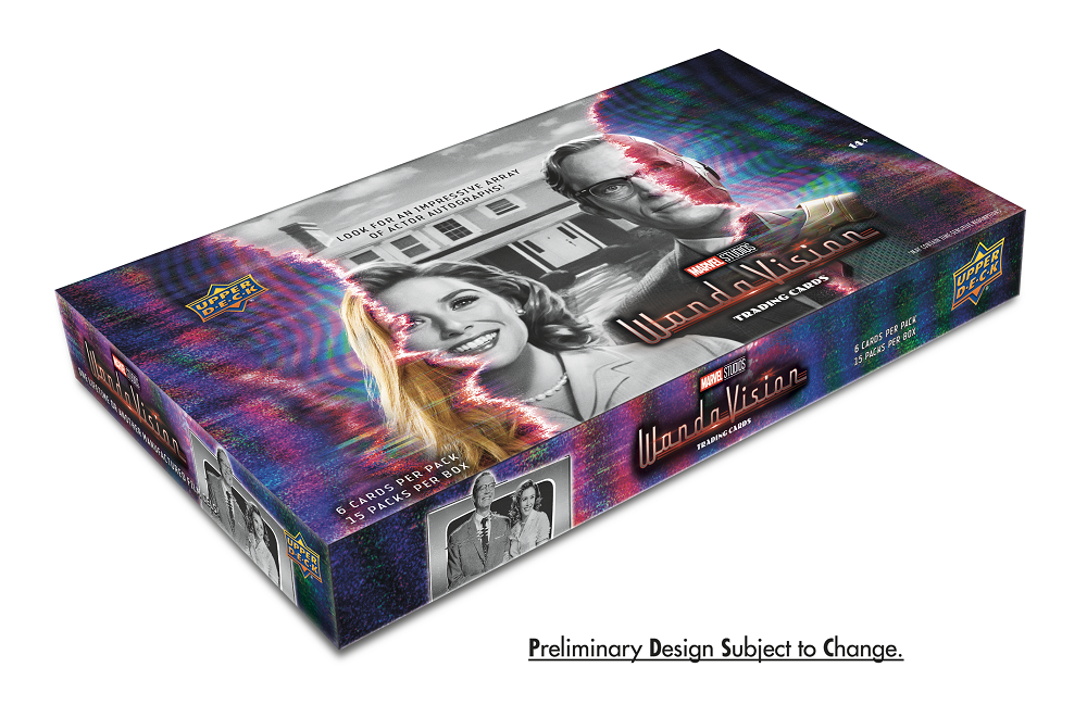 2022 Upper Deck Marvel Studios WandaVision Sealed Hobby Box (Pre-order) - Miraj Trading