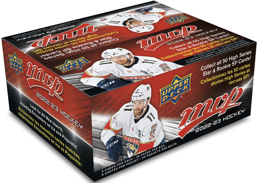 2022-23 Upper Deck MVP Hockey Retail Box (Pre-Order) - Miraj Trading